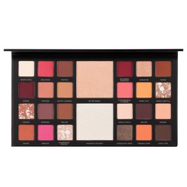 LaRoc Pro Makeup - Smokey & Nude Eyeshadow Palette | Brown, Taupe, Pearl & Pink Eyeshadow - 26 Eye Shadows & Highlighter, 18 Matte, 6 Metallics, 2 Highlights | Make Up Palette