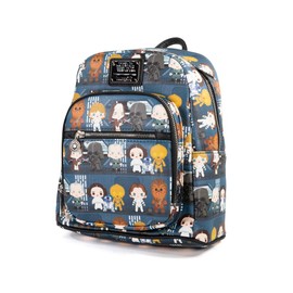 Loungefly Star Wars Chibi Death Star Battle Station Lineup Mini Backpack