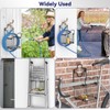 Garden Hose Holder Metal Water Hose Holder with Storage Basket