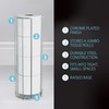 Better Living Stream Toilet Paper Reserve, 4 Jumbo Rolls, Chrome