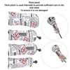 4Pcs UK Flag Print Golf Club Head Cover PU Golf