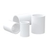 Ctyjia 2 pieces connector PVC connection sleeve, straight, pipe fitting