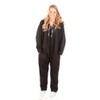 Forever Lazy Heavyweight Adult Onesie - Kick Back Black -