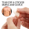 Hugfads 200 Stücke Herren Nipplecover Nipple Guard - Nippelband Pasties