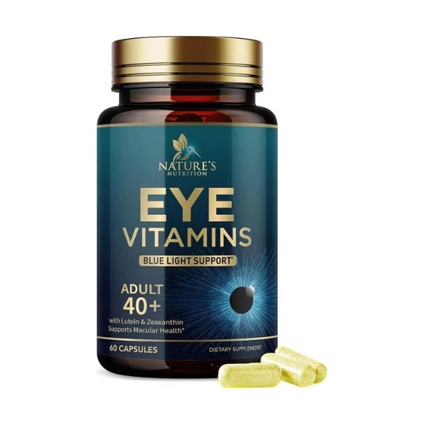 Vitamins Eye Vitamins Supplement 60 Caps – Lutein, Zeaxanthin, Zinc