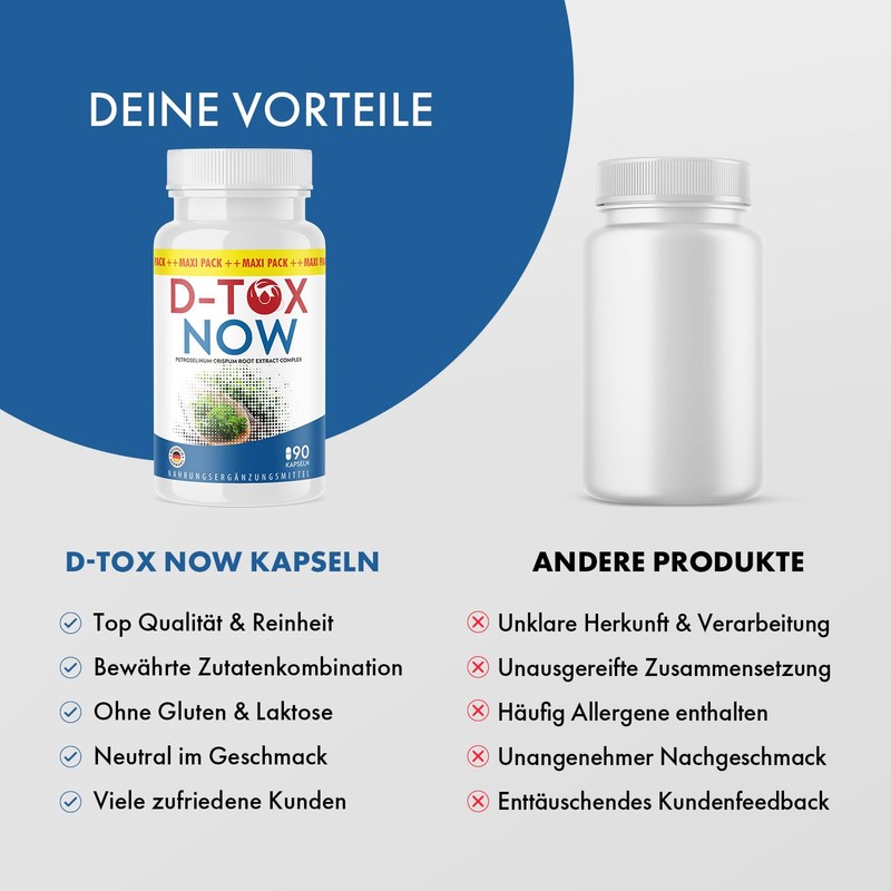 D-Tox Now Capsules | For Your Physical Balance | Neutral