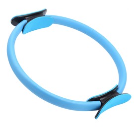 Drfeify Yoga Ring,Portable Plastic Exercise Ring Pilates Circle Ring for Home Gym Fitness (Blue)