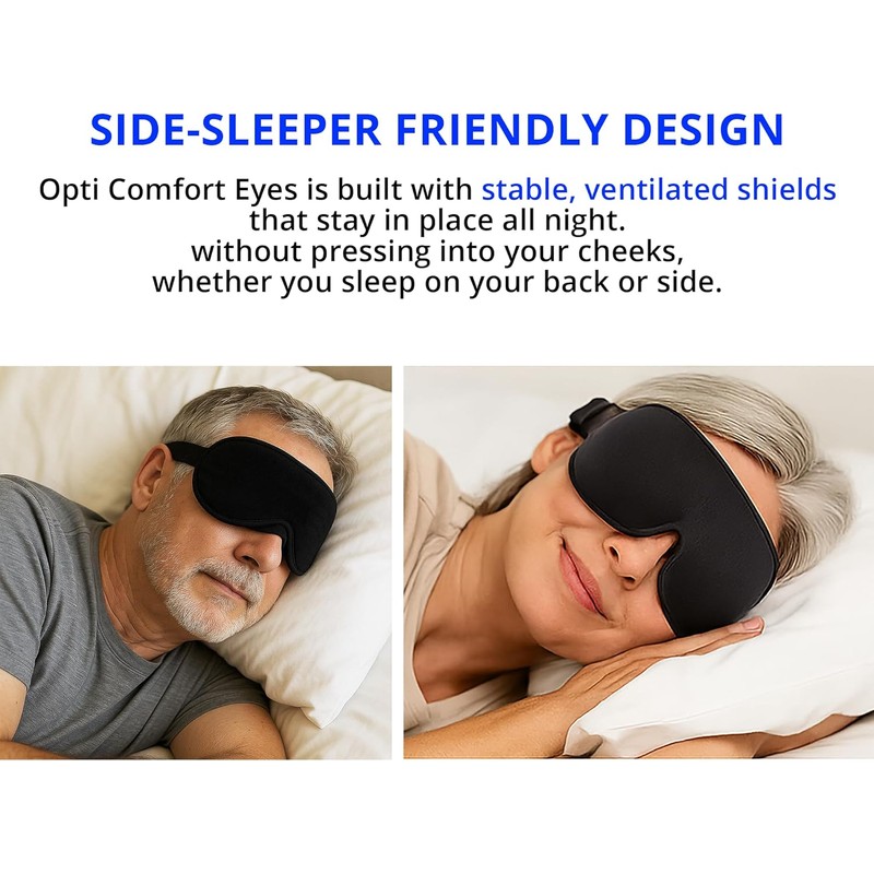 Sleep Mask for Cataract & LASIK Recovery – 3D Contoured
