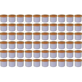 60 containers containers Ointment Cream Ointment Kruke Flat 25ml Capacity, with Orange Cap – Made In Germany