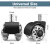 Office Chair Wheels,Set of 5 Replacement Wheels for All Hardwood