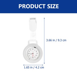 WRITWAA Portable Nurse Clip-on Chest Watch, Multi-Function Medical Fob Watch for Nurses, Convenient and Secure, Easy to Clean