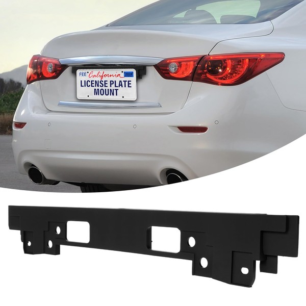 Heavy-Duty ABS Rear License Plate Bracket Compatible with Infiniti Q60