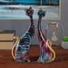 LIKEUDO Unique Resin Cat Statue for Cat Lovers - Perfect