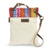Women's Laurel Burch Maya Cat Small Crossbody BEIGE MULTI NS