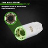 10PCS 3/8" Drive Magnetic Spark Plug Socket Set, Swivel Spark