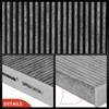 A-Premium - Filtro de aire de cabina de 2 piezas