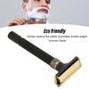 Double Edge Safety Trimmer Reusable Slip Resistant Metal Men Safety