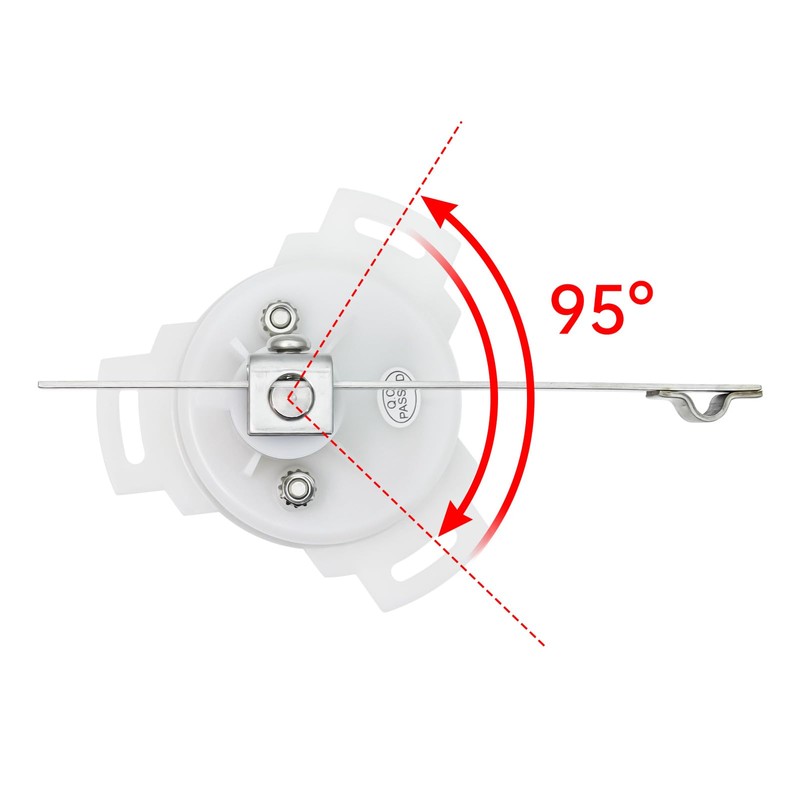 MH Boat Trim Gauge Sensor Rudder Angle Indicator 0-190ohm Signal