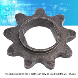 Motor Sprocket, 9T 25H Motor Chain Sprocket Chain Sprocket Motor Accessory for MY1020 Motor Engine