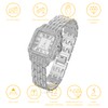 HALUKAKAH Diamonds Gold Watch Iced Out,Men's Platinum White Gold Plated
