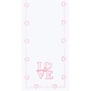 Jack Dempsey Needle Art 560871 Love Table Runner, white