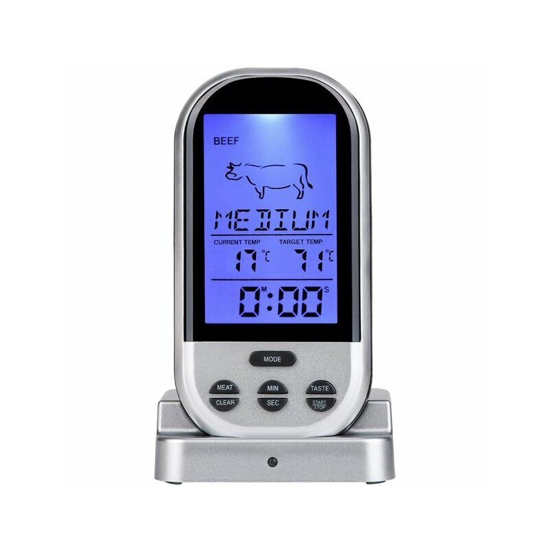Hell's Kitchen Kitchen BBQ Meat Thermometer Wireless Digital Grilling BBQ