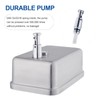 VANNSOO Commercial Wall Mount Stainless Steel Soap Dispenser, Corrosion Proof