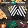 LOVMEAD Golf Scorecard Holder 1 Pack of 4 Pencils, Leather