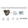 Pro-Graad 1" Type S Pad Holder for Quick Change Discs,