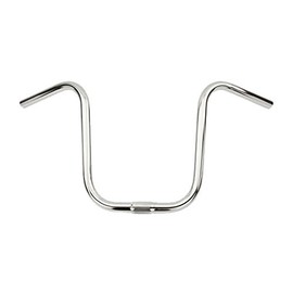 Alta Bicycle U Style 25.4mm Handle Bars, Multiple Sizes and Colors. (Chrome, 11")