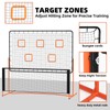 FAHKNS Pickleball Rebounder Training Equipment, Pickleball Rebound Net, for Single