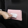 Car Tissue Holder,PU Leather Hanging Tissue Box for Car, Universal