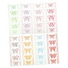 VILLFUL Gentle Acrylic Butterfly Stickers 8 Sets Rhinestone Stickers for