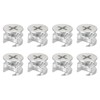sourcing map Pack of 8 Cam Locking Nuts for Furniture