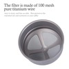 Boundless Voyage Titanium Coffee Mesh Filter Pour Over Paperless Slow