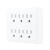 GE 6-Outlet Extender Surge Protector, Tamper-Resistant Safety Outlets, Automatic Shutdown