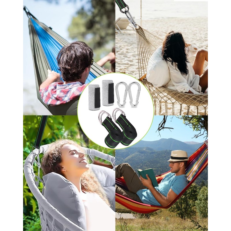 Set of 2 Swing Attachment Tree and Hammock Attachment 200