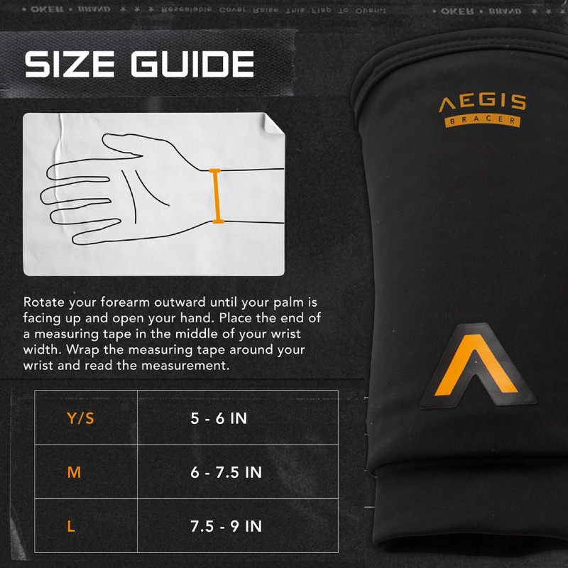 AEGIS Wrist Guard, Size: M