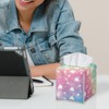 JooMeryer Tissue Box Holder Rainbow Shining Love Printed Tissue Case
