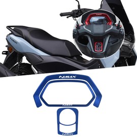 KAGEFUNE For NMAX155 NMAX 155 2025 2026 CNC Aluminum Alloy Motorcycle Instrument Frame Cover Screen Protector Protective Parts Electric Door Lock Dashboard Instrument Frame Cover Trim Bike Accessories