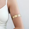 ZMANYIJEW 2Pcs Upper Arm Bracelet Cuff Bangle Minimalist Gold Arm