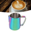 Frothing Pitcher 304 Stainless Steel Pull Flower Cup Coffee Milk