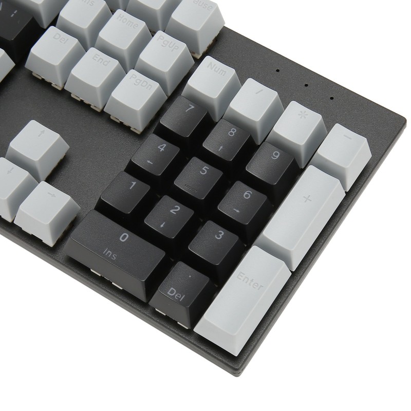 Full Size Mechanical Keyboard 104 Keys USB Wired Gaming Keyboard