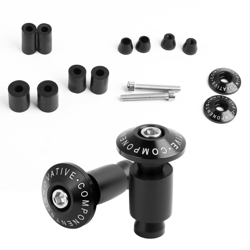 Premium Motorcycle Handlebar End Plug, Aluminium CNC for Universal Handlebars