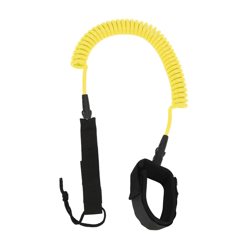 Surfing Foot Rope 7mm 10ft Coiled Spring High Elastic Adjustable