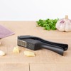 Mastrad F25600 2-in-1 Stainless Steel Garlic Press Cutter and Crusher