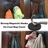 ULIBERMAGNET Strong Magnetic Double Hooks, 2-Pack Heavy Duty Heavy Duty