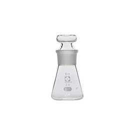 Shibata Science 010330-020A Combination Stopper Triangle Flask, 0.7 fl oz (20 ml), Rose