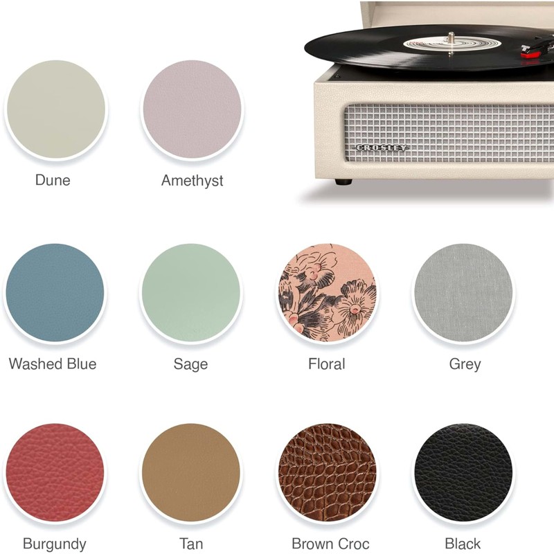 CROSLEY Crosley Voyager Amethyst - Bluetooth Portable Turntable