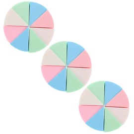 Healeved 3sets Makeup Puff Reusable Sponges for Liquid and Powder for Daily Use Easy to Clean for All Skin Types Total